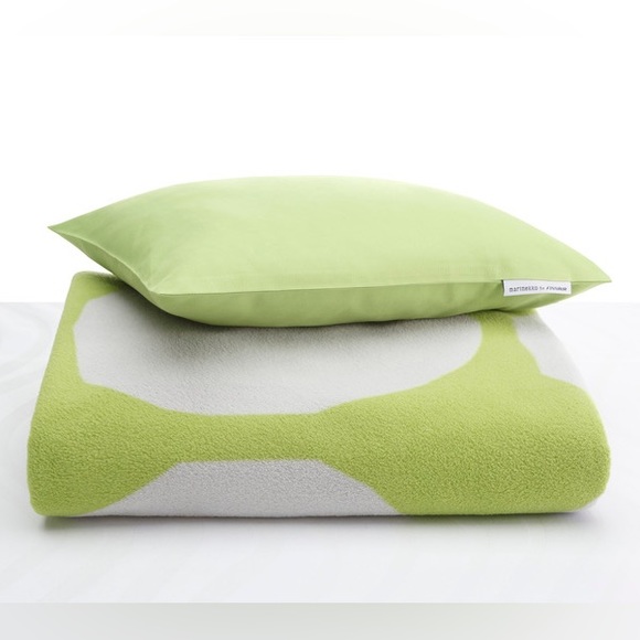 Marimekko Blanket Throw Fleece Kivet Green Gray - Picture 10 of 13